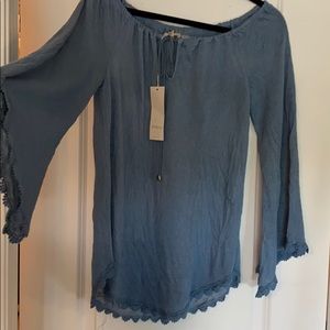 NWT Ambra Made in Italy off the shoulder shirt